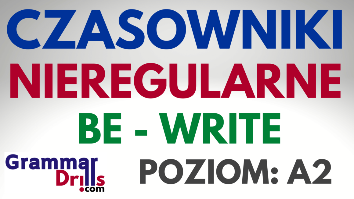 Czasowniki nieregularne